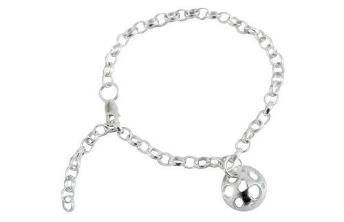 Bubbles Silver Charm Bracelet