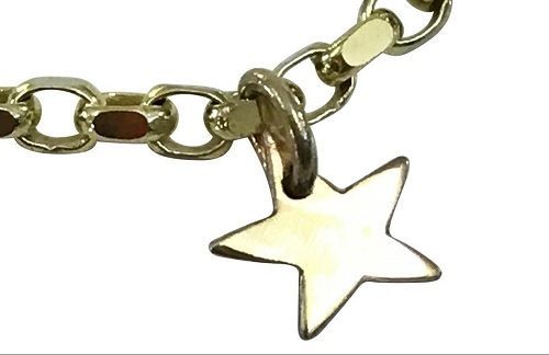 Gold Braceletwith Star Charm
